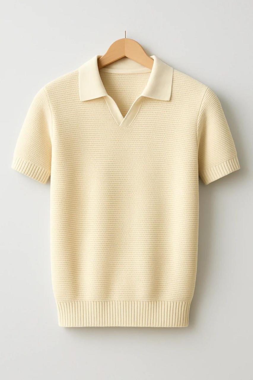 HUNK&HEROS Men’s Premium Pure Cotton Polo T-Shirt