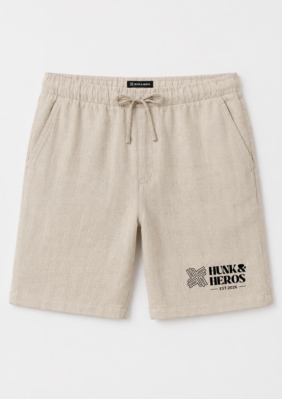 HUNK&HEROS Men’s Premium Cotton Casual Shorts - Image 2